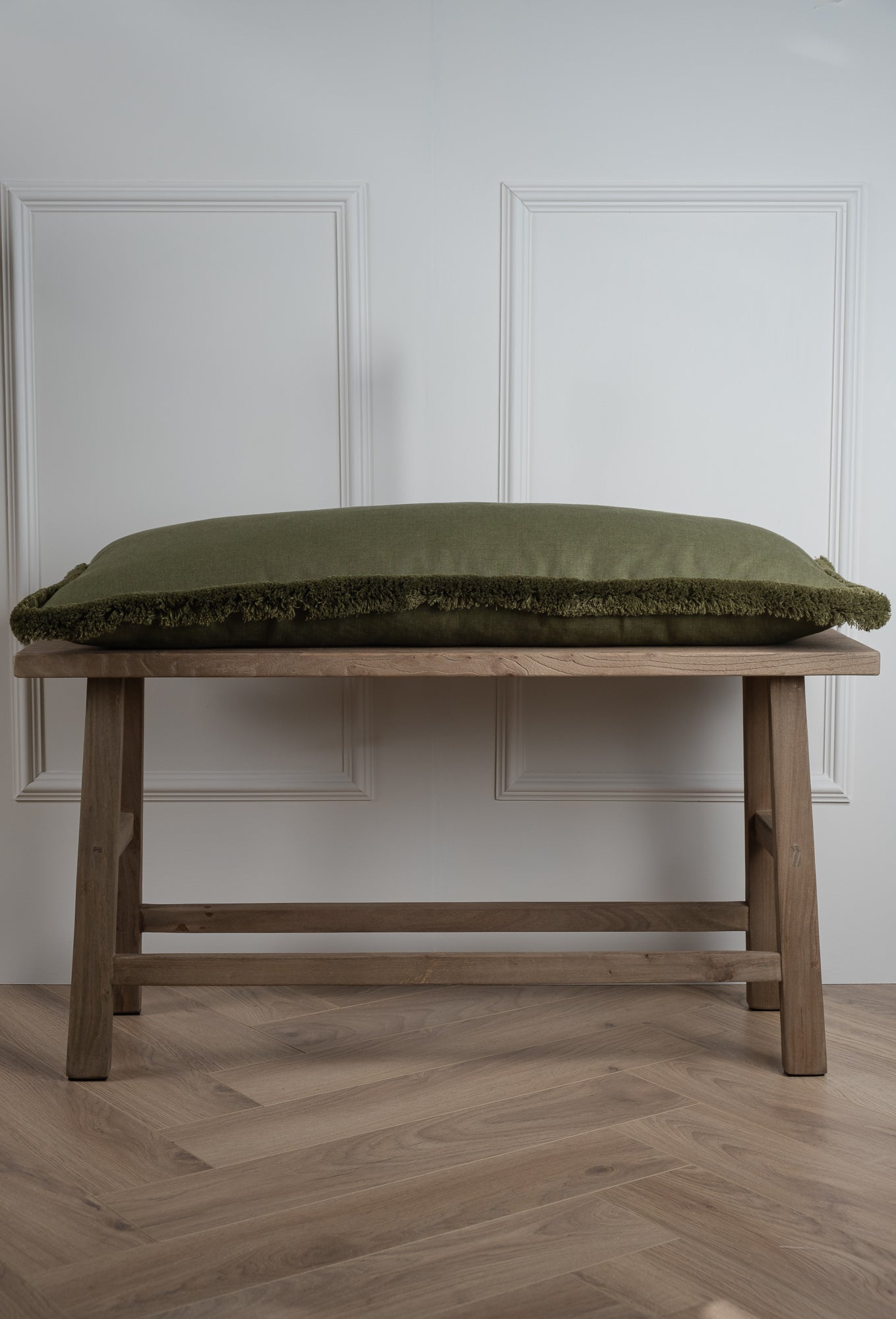 Deep Olive Lumbar Cushion