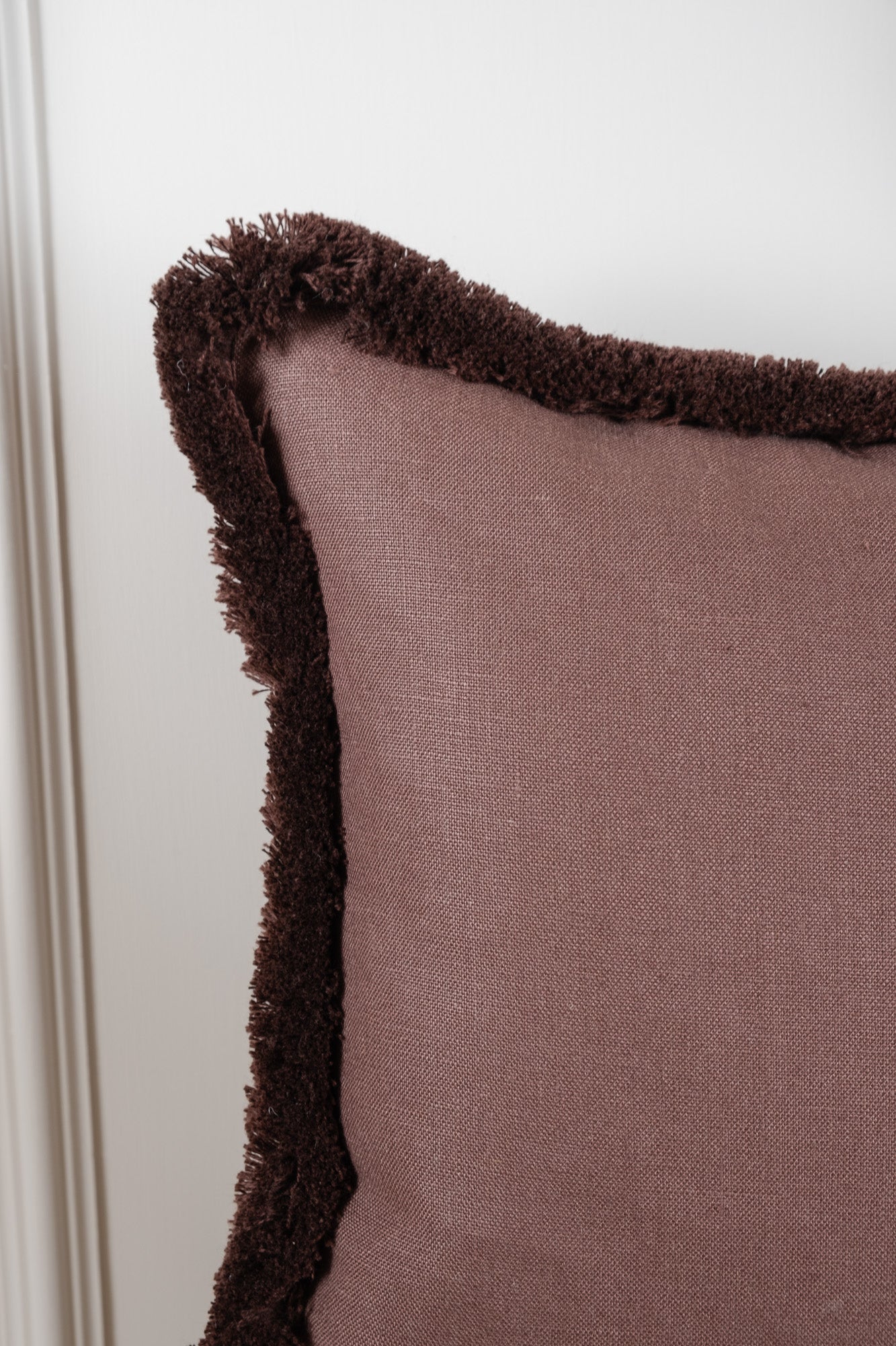 Chocolate Brown Lumbar Cushion