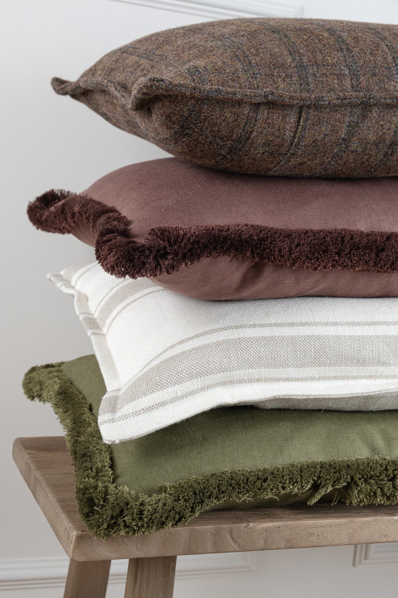Deep Olive Lumbar Cushion