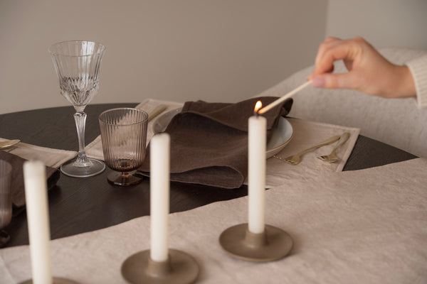 Éire Linen Napkins - Brown