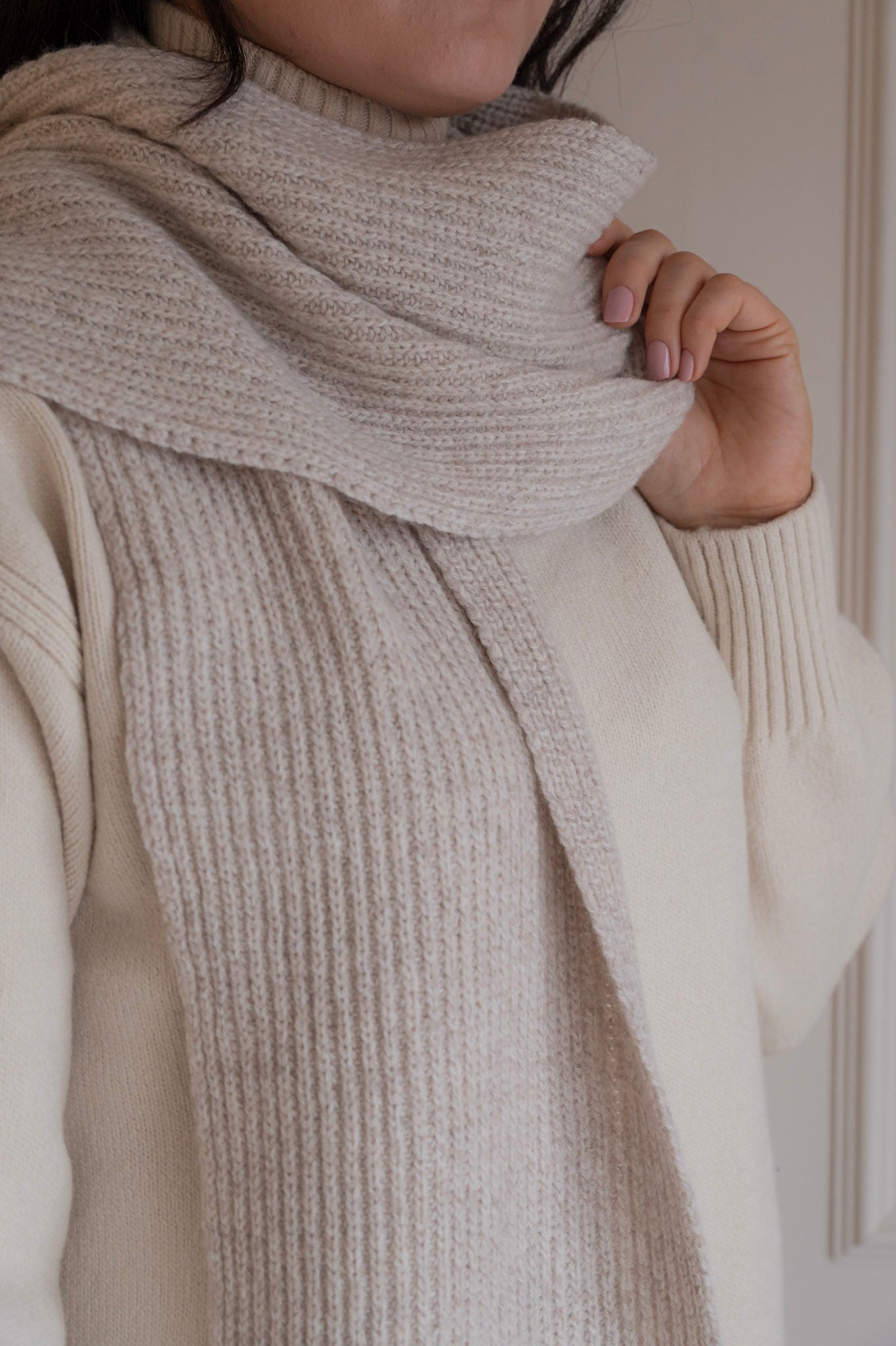 Sparrow Scarf - Bone