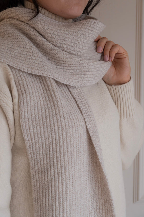 Sparrow Scarf - Bone