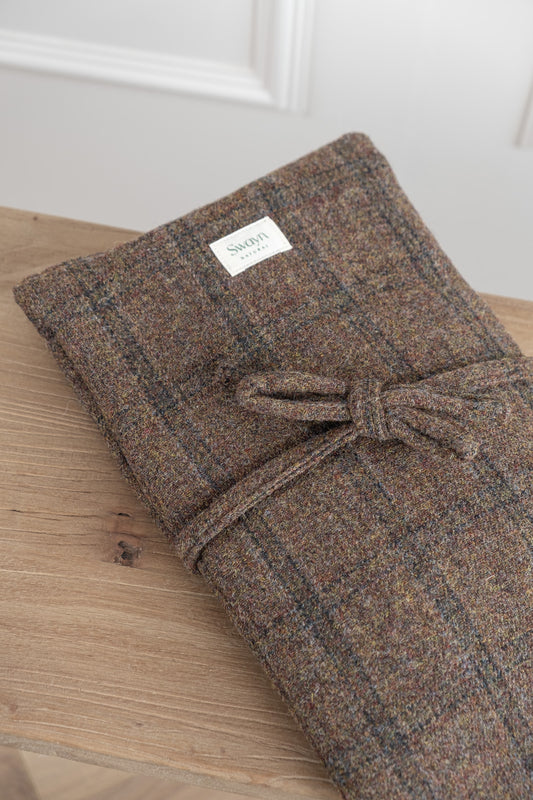 Woodland Check - Hot Water Bottle Cover