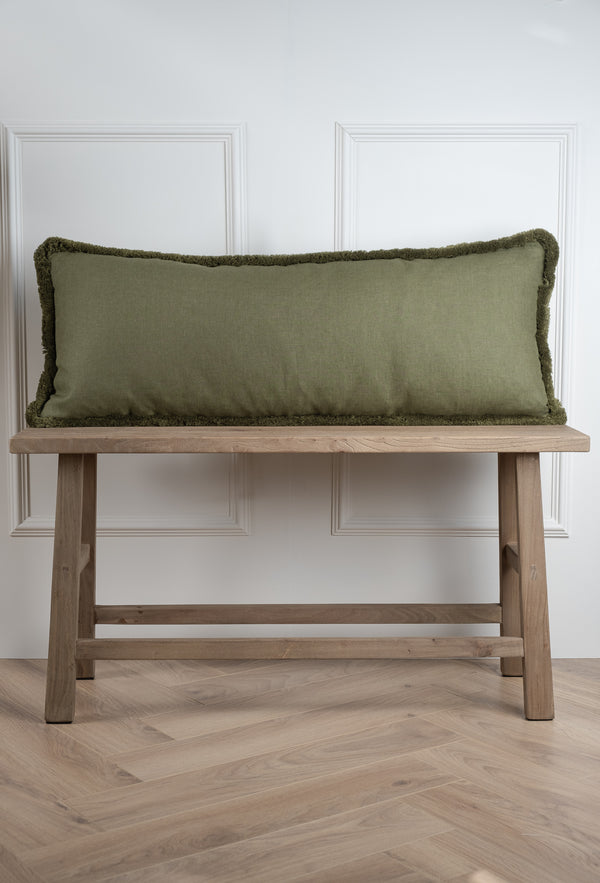 Deep Olive Lumbar Cushion